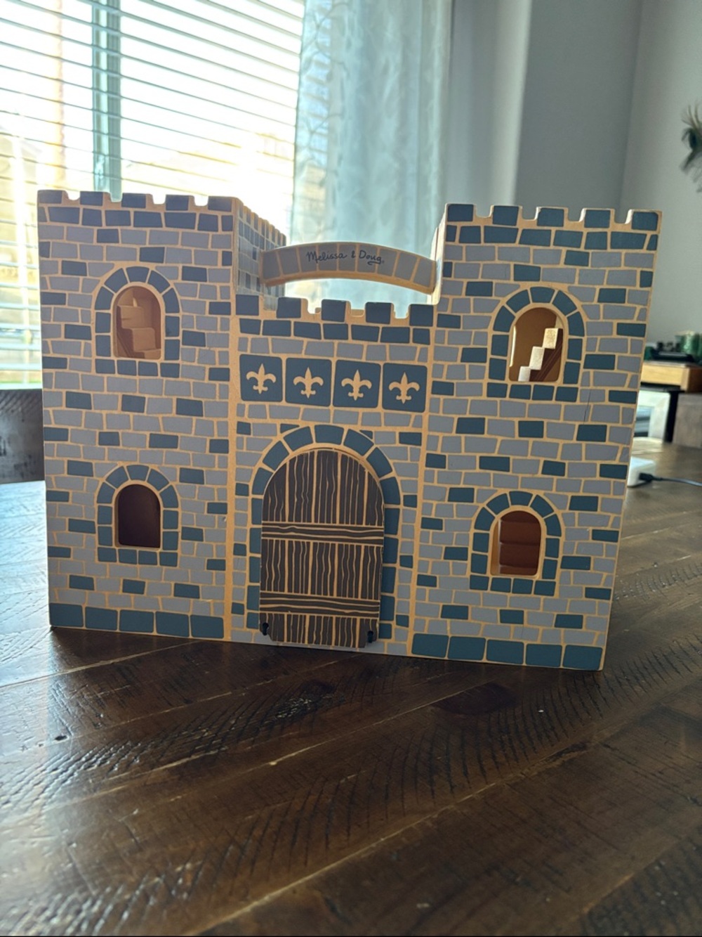 Melissa & Doug Fold and Go Wooden Castle *discontinued* - Picture 6 of 7